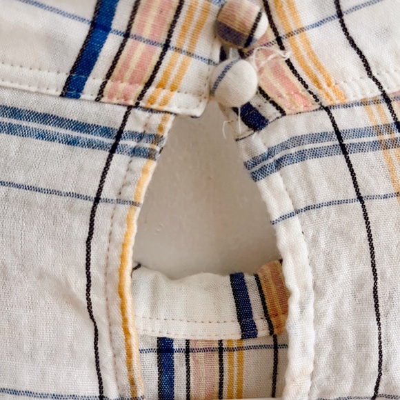 MAEVE, Peplum, Plaid, Blouse. - Picture 4 of 5